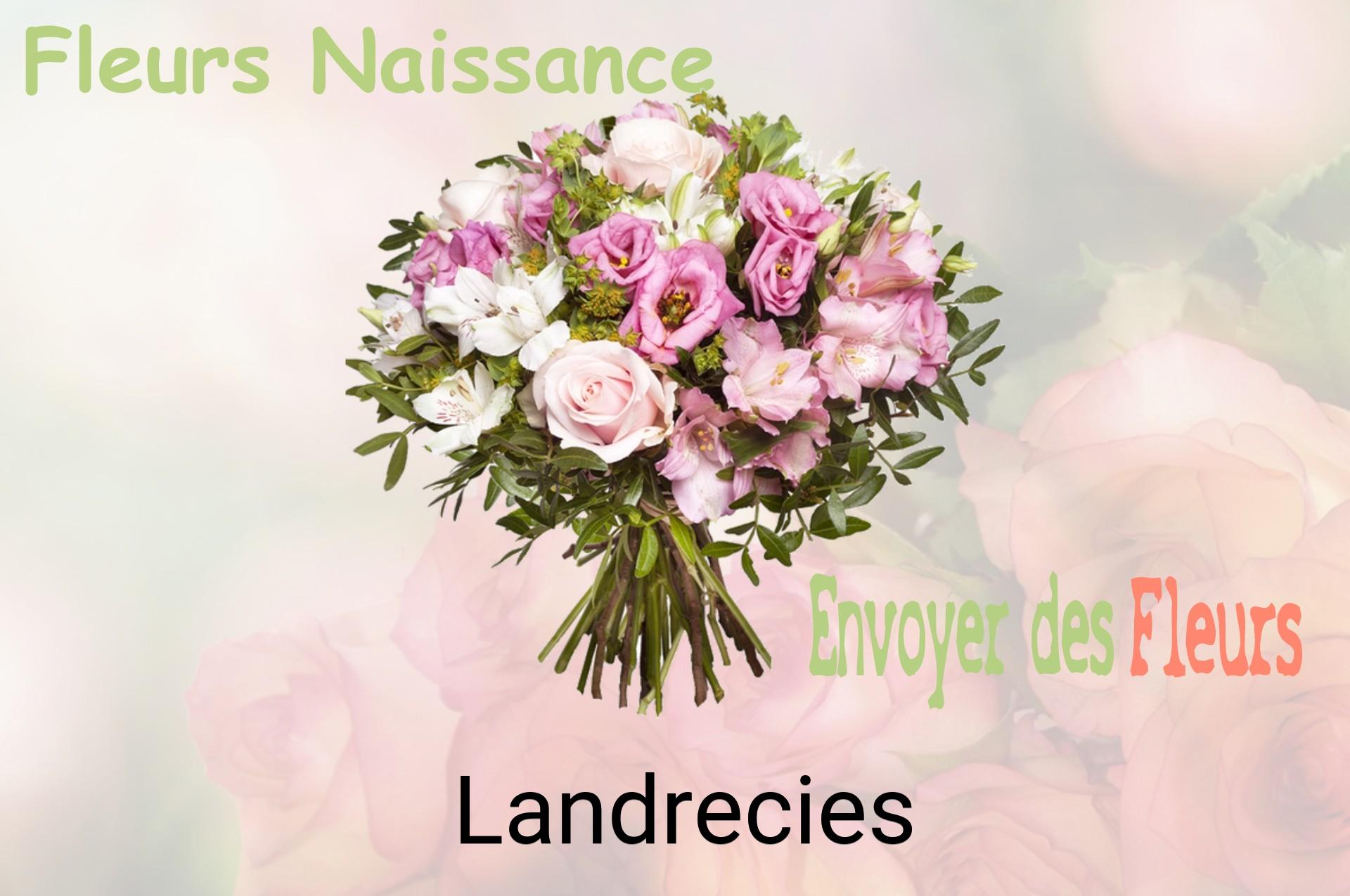 Bouquet de fleurs de naissance livré à Landrecies